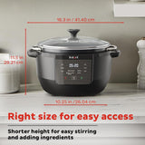 7.5QT Slow Cooker and Multicooker, 4-in-1 Functions, Sears/Sauté, Slow Cooks/Roast, Steams and Warms, From The Makers of Instant Pot Instant Pot