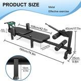 WUGCHDA Alternative Inversion Table, Full Body Stretch Machine, Electric Inversion Tables for Back Pain, 440 Pound Capacity (Black, Manually Low)