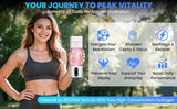 ADNELI Hydrogen Water Bottle 10,000+PPB - PPB Molecular Hydrogen Infusion - SPE/PEM Technology (Silver)
