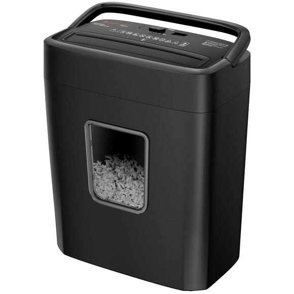 Paper Shredder, 8-Sheet Crosscut Shredder with 4.2 Gallon Bin Shred Credit Card/Mail/Staple/Clip, P-4 Security Level Document Shredder with Handle for Home Office (C261-C) bonsaii