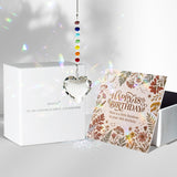 Hegelda 18th Birthday Gifts Decorations for Girls, Eighteen Birthday Crystal Suncatcher, 2008 18th Birthday Decorations for Girls Boys, 18 Year Old Day Gifts for Daughter, Son, Sister, Niece