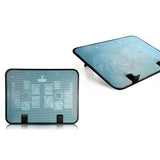 UMKLSW 14 Inch Notebook Cooler 5v Fan External Laptop Cooling Pad Slim Stand High Speed Silent Metal Panel