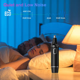 AREYZIN Nose Hair Trimmer for Men,Rechargeable Ear and Nose Trimmer,2026 Professional 2 in 1 Painless Eyebrow & Facial Hair Trimmer with IPX7 Waterproof Dual Edge Blades (Black)