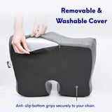 C CUSHION LAB Patented Pressure Relief Seat Cushion for Long Sitting Hours on Office/Home Chair