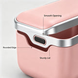 Mxqtuv Hanging Car Trash Can, Leakproof Garbage Bin with Lid, Pink