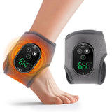 CREBELISOYA Cordless Foot & Ankle Massager with Heat,3000mAh Long-Lasting Portable Heating Pad for Foot,6 Heat & 3 Vibration Levels,Rechargeable Ankle Relax for Men,Women,Seniors