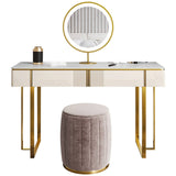 Simple Makeup Desk Lamp for Dressing Table Small Family Room Modern Design Rock Board Freestanding Lighting Bedroom Elegant and Functional Lighting