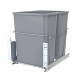 Pull-Out Trash Can for Under Kitchen Cabinets Include Double 35QT Trash Bin