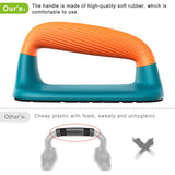 Dolibest Push Up Bars, Pushup Stands with Anti-Slip Soft Plastic Push Up Handles, Bottom Anti-Slip Pad, Strength Training Equipment Home Gym Fitness Body Building Muscle Training Workout (2PCS) Dolibest