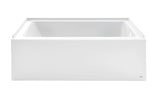 American Standard 2973102.020 Studio Integral Apron Bathtub Right Drain 60 in. x 30 in. in White