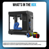 MakerBot Sketch 3D Printer with Fused Deposition Modelling Print Technology (Black, Large) Bundle with PLA Filament for Sketch Classroom and Printers (10-Pack) (2 Items)