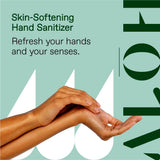 ALŌH Sanitizing Hand Gel 2-pack | Peppermint Eucalyptus + Aloe | 70% Alcohol Hydrating Hand Sanitizer Gel with Essential Oil, for Kids & Adults | 8oz Bottle (Set of 2) ALO