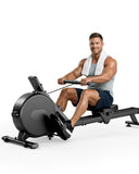 Superun 2026 Upgraded Rowing Machines for Home, Magnetic Rowing Machine with 32 Levels, Rower Machine of Quiet Resistance & 300LBS Weight Capacity, Row Machine with LED Monitor, App Supported, Black