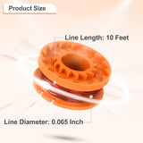 GreatBuddy 6 Pack WA0010 Replacement Spool for Worx Weed Eater String, Compatible with Worx Select Electric String Trimmer, 10ft, 0.065 Inch