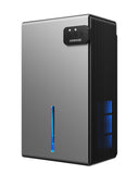 Dehumidifier, 95 OZ Dehumidifiers for Home (800 sq.ft), Quiet Small Dehumidifiers for Bedroom Bathroom Basements Closet RV, Auto Shut Off, Two Working Models and 7 Colors LED（Gery）