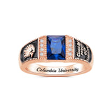 Oseew 2027 Class Graduation Ring Customized men College Ring (Rose Gold)