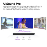 LG S40T 2.1 ch.Soundbar with Wireless Subwoofer, TV Synergy, Wow Interface, AI Sound Pro