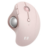 seenda Wireless Trackball Mouse, Ergonomic Bluetooth Rollerball,Rose Pink