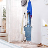 Coat Rack Stand, 10 Hooks Free Standing Hat Hanger Metal Hall Tree Clothes Holder Storage Stand Ejoyous