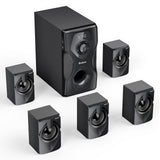 Bobtot Surround Sound System Home Theater Speakers - 700 Watts Peak Power 5.1/2.1Wired Stereo Speaker System 5.25" Subwoofer Strong Bass with Bluetooth ARC Optical Input