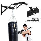 BDL Wall Mounted Pull-Up Bar, Multi Grip Pull Up Bar Station for Home Gym Strength Training Equipment, Multiple Grips for Targeting Specific Muscles, Great Upper Body Workout