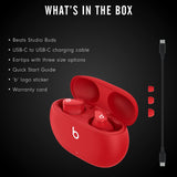 True Wireless Noise Cancelling Earbuds - Compatible with Apple & Android - Red Beats