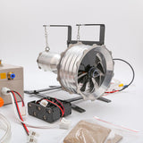 MechPuConToy Turbofan Engine Model Kit That Works, Removable and Maintainable Jet Engine with Liquid Combustion, Collectible Display for Aviation Enthusiasts &Adults