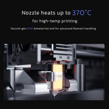 QIDI PLUS4 3D Printer, Max 600mm/s High-Speed Printing, 65℃ Chamber Heat, Fully Auto Leveling