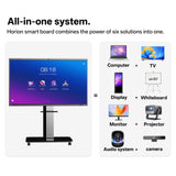 HORION 65-Inch 4K Pro Digital Whiteboard, Smart Board for Office & Business