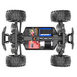 Redcat Racing Volcano 16 1/16 Scale RC Monster Truck – Electric Remote Control Car with 4WD, LED Lights, 2.4GHz Radio, 2 Rechargeable Li-Ion Batteries & Charger - Red