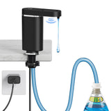 Automatic Dish Soap Dispenser for Kitchen Sink, Touch-Free Electric Sink Soap Pump, Plug-in Powered, Leak-Proof Universal Fit, 35" No-Spill Tube Kit, Easy Install & Sleek Design for Kitchen Bathroom