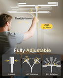 ONEMIX 42" Desk Lamp for Home Office with Base, 1800LM 4-Panel LED Light