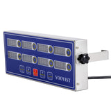 YOOYIST Professional Commercial 8 Channel Multiple Kitchen Timers Digital Calculagraph Programmable Loud for Restaurant Food Fryer Baking Cooking Stainless Steel Heavy Duty.
