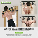KAKICLAY 2025 Upgrade Multi-Grip Pull Up Bar with Smart Larger Hooks Technology - USA Original Patent, Designed, Shipped, Warranty KAKICLAY