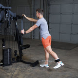 Body-Solid (EXM2500B) Multi-Station Home Gym Machine, Arm & Leg Strength Training Functional Exercise Workout Station, 210lbs. Black Weight Stack Without Leg Press Body-Solid