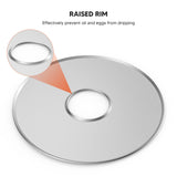 Stanbroil Round Griddle Insert for Weber 22" Kettle Charcoal Grills, Stainless Steel Flat Top Griddle Plate Plancha Kettle Grill Accessory