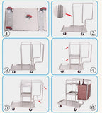 Carts,Storage Car Service Car Utility Vehicle Multifunction Portable Trolley Home Heavy Duty