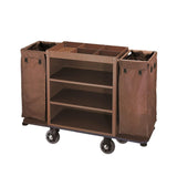 HYUIO Housekeeping Room Service Cart Room Service Cart Cleaning Work Cart Mute Guest Room Linen Cart Cleaning Cart