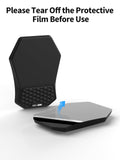 2-in-1 L-Shaped Desk Elbow Pads & & Mouse Pad Set with Wrist Rest, Black