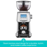 CASABREWS Tornado Electric Conical Burr Coffee Grinder, Automatic Burr Coffee Grinder with 77 Precision Grind Settings for Espresso to French Press, Special for Barista and Coffee Lovers