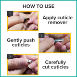 Rui Smiths Pro Stainless Steel 8-Piece Manicure Kit For Home And Salon With Professional Precision Cuticle Nipper And Metal Pusher Style No. 105