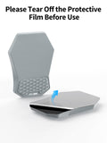 2-in-1 L-Shaped Desk Elbow Pads & & Mouse Pad Set with Wrist Rest, Gray