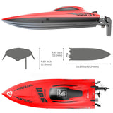 Cheerwing UDI 2.4Ghz RC Racing Boat for Adults 30KM/H High Speed Electronic Remote Control Boat for Adults