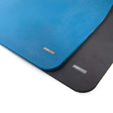 Power Systems Premium Hanging Club Exercise Mat, 56 x 23 x 3/8 Inches Thick, Jet Black (93834)