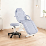 LUXMARS Facial Chair Massage Table 73in 3-Section Multipurpose Massage Bed Professional Tattoo Table Salon Spa Equipment for Facial Spa Beauty Spa Salon Equipment-Purple