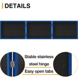decorUhome Blue Triple 6x4 Picture Frame Horizontal, MDBU08