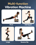 WATEYA Vibration Plate Exercise Machine Vibration for Lymphatic Drainage Fitness Equipment for Strength Toning Premium Home Workout Equipment with 1-200 Speed Settings for Fitness (Gold)