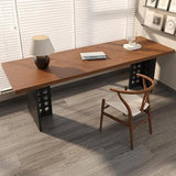 SABALON Office Desk Modern Large Solid Wood Boss Desk Office President Computer Desk