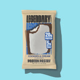 Legendary Foods 22g Protein Pastry 0g Added Sugar, Low Carb, Gluten Conscious, Keto Snack, Ideal for Glucose Management, Includes Whey Protein Isolate, 8 Pack Cookies and Cream