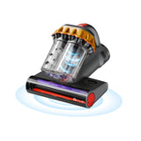 Bed Vacuum Cleaner with UV-C Light & High Heating Tech, Over 10Kpa Suction 400W Powerful Double E.LUO